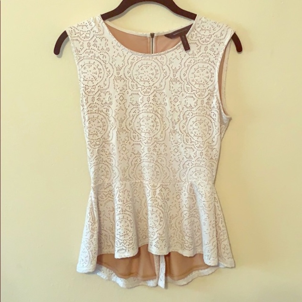 Like new BCBG peplum top
